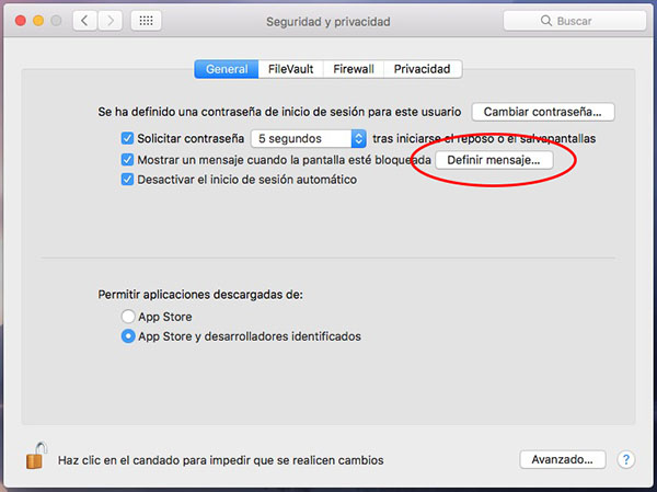 Как добавить сообщение для блокировки экрана Mac - Изображение 4 - Профессор falken.com