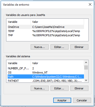 Cómo configurar la ruta y las variables de entorno en Windows 10 - Image 4 - professor-falken.com